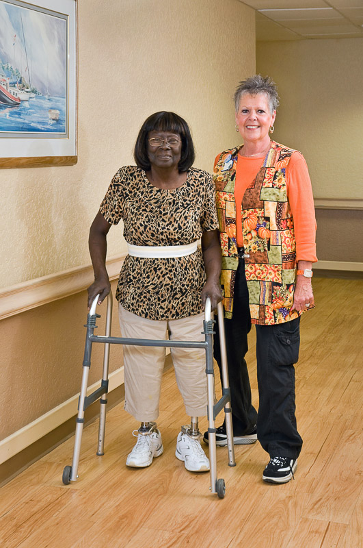 Wells Crossing Therapist and Patient
